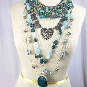 Lot of 4 Boho Layering Necklaces